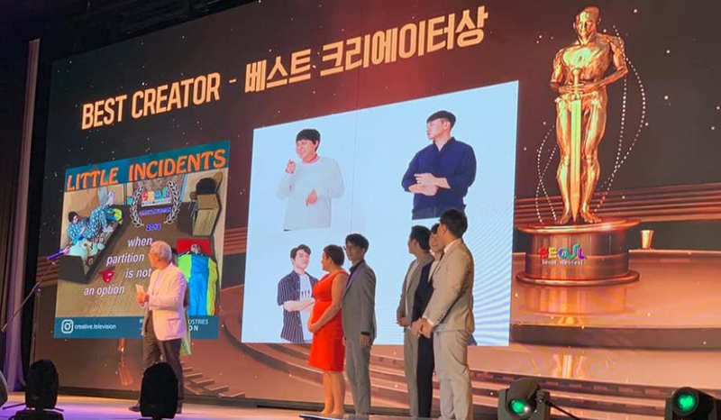Creator of VGTU’s web series wins Best Creator award at Seoul Webfest 2019